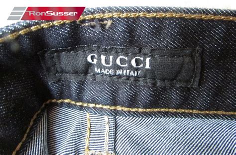 gucci jeans label|gucci made in italy jeans.